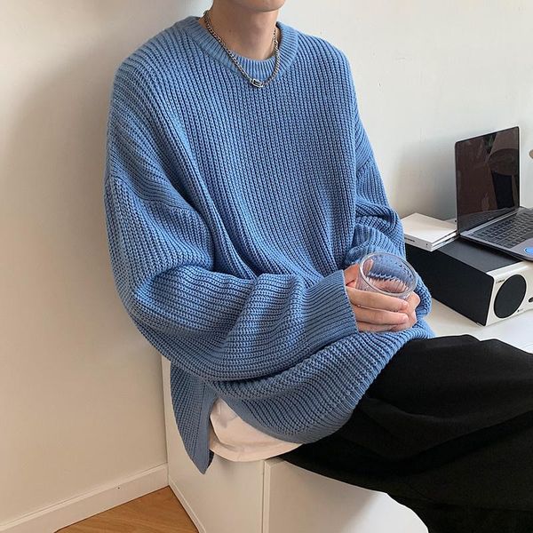 men's sweaters winter oversize sweater men warmth fashion retro casual knitted pullover korean loose long-sleeved mens clothes, White;black
men's sweaters winter oversize sweater men warmth fashion retro casual knitted pullover korean loose long-sleeved mens clothes, White;black