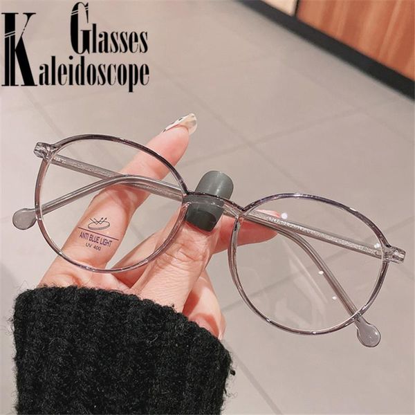 blue light blocking round glasses frame women men tr90 spectacle frames optical computer prescription eyeglasses fake fashion sunglasses, Black
blue light blocking round glasses frame women men tr90 spectacle frames optical computer prescription eyeglasses fake fashion sunglasses, Black