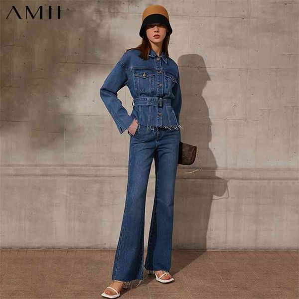 minimalism spring summer women's jean jacket causal lapel single breated coat fashion bell-bottomed pants 12140152 210527, White
minimalism spring summer women's jean jacket causal lapel single breated coat fashion bell-bottomed pants 12140152 210527, White