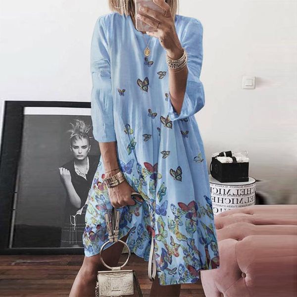 casual dresses vintage bohemian beach dress women holiday style feminino print butterfly printed 3/4 sleeve ladies elegant, Black;gray
casual dresses vintage bohemian beach dress women holiday style feminino print butterfly printed 3/4 sleeve ladies elegant, Black;gray