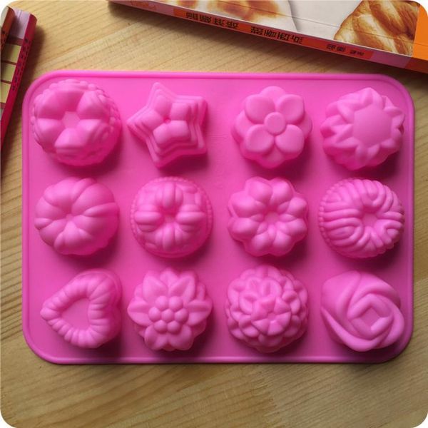 baking & pastry tools 1pcs diy kitchen muffin cake bakeware 12 flowers silicone rubber mould chocolate egg tart form
baking & pastry tools 1pcs diy kitchen muffin cake bakeware 12 flowers silicone rubber mould chocolate egg tart form