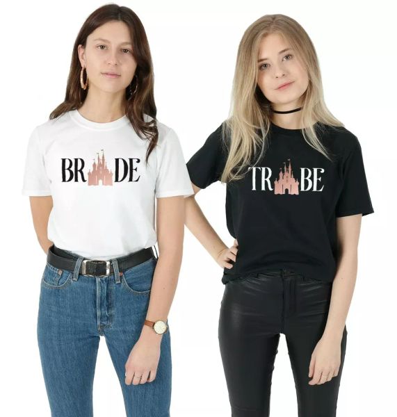 bride tribe castle t-shirt shirt set hen do bachelorette party gift bridal squad, White;black
bride tribe castle t-shirt shirt set hen do bachelorette party gift bridal squad, White;black
