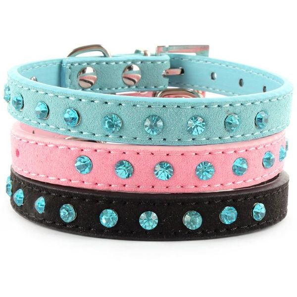 dog collars & leashes bling rhinestone small pet velvet pu leather buckle puppy cat crystal collar
dog collars & leashes bling rhinestone small pet velvet pu leather buckle puppy cat crystal collar