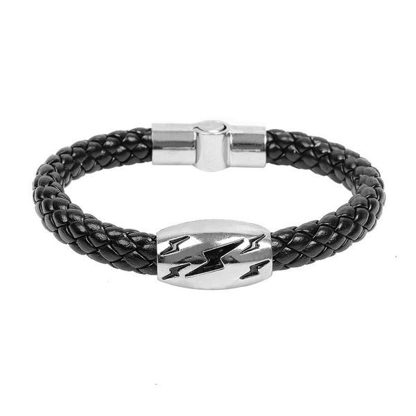 chino new personalized jewelry lightning snake weave leather bracelet men's ti-tanium steel bracelet jewelry, Golden;silver
chino new personalized jewelry lightning snake weave leather bracelet men's ti-tanium steel bracelet jewelry, Golden;silver