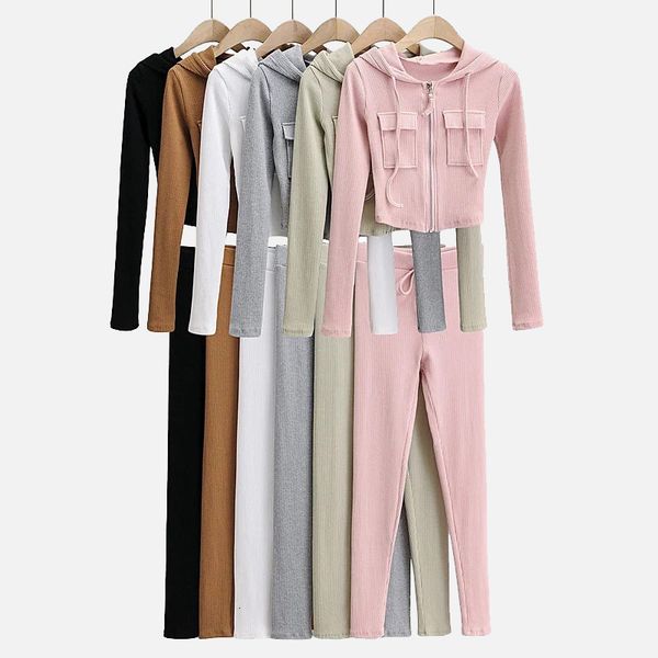 women's tracksuits spring tracksuit drawstring long pants hooded hoodie suit casual zipper short sweatshirt 2 piece set ytiq, Gray
women's tracksuits spring tracksuit drawstring long pants hooded hoodie suit casual zipper short sweatshirt 2 piece set ytiq, Gray