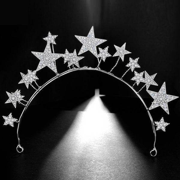hair clips & barrettes luxury star crystal bridal hairbands women princess tiaras headband wedding accessories prom party jewelry ornaments, Golden;silver
hair clips & barrettes luxury star crystal bridal hairbands women princess tiaras headband wedding accessories prom party jewelry ornaments, Golden;silver