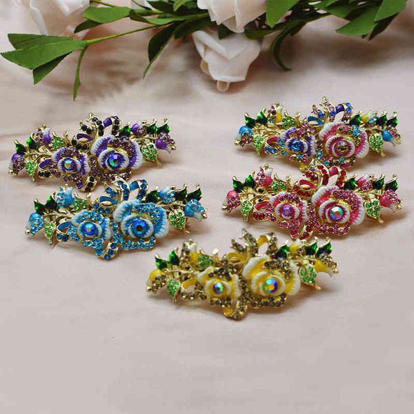 chinese style products korean diamond edge clip flower female crystal cloisonne hairpin fashion versatile curling headdress
chinese style products korean diamond edge clip flower female crystal cloisonne hairpin fashion versatile curling headdress