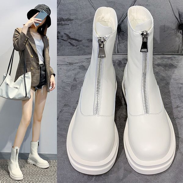 martin women's 2021 spring and autumn genuine leather harajuku locomotive boots with soft sol for students, Black
martin women's 2021 spring and autumn genuine leather harajuku locomotive boots with soft sol for students, Black
