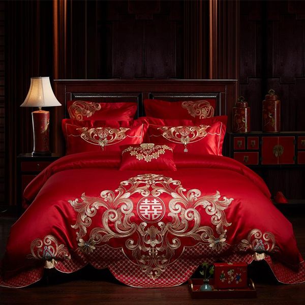 bedding sets 4/6/7pcs 100% cotton luxury classic wedding set embroidery duvet cover bed sheet size king pillowcases
bedding sets 4/6/7pcs 100% cotton luxury classic wedding set embroidery duvet cover bed sheet size king pillowcases