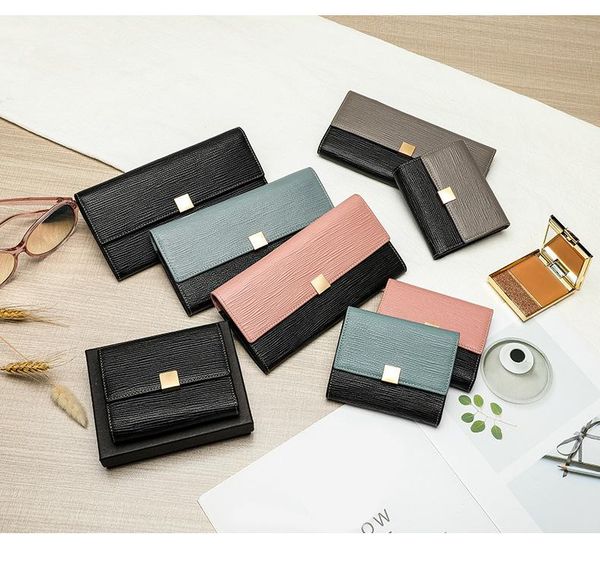 wallets 2021 fashion wave pattern women's wallet head layer leather short hasp panelled female purse nice billfold ddy02, Red;black
wallets 2021 fashion wave pattern women's wallet head layer leather short hasp panelled female purse nice billfold ddy02, Red;black