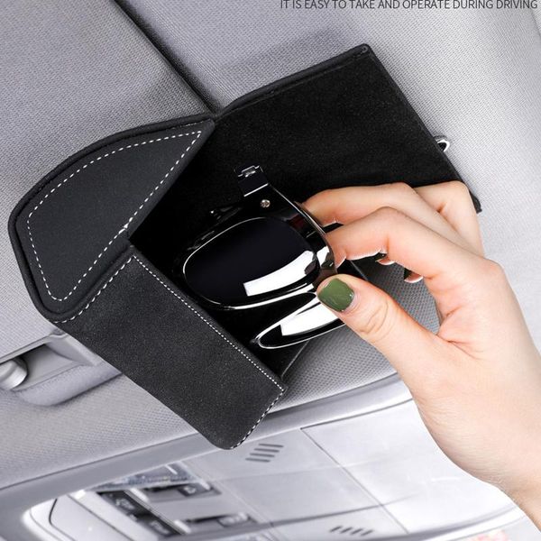 car organizer suede leather sun glasses holder box visor sunglasses case eyeglasses storage interior accessories
car organizer suede leather sun glasses holder box visor sunglasses case eyeglasses storage interior accessories
