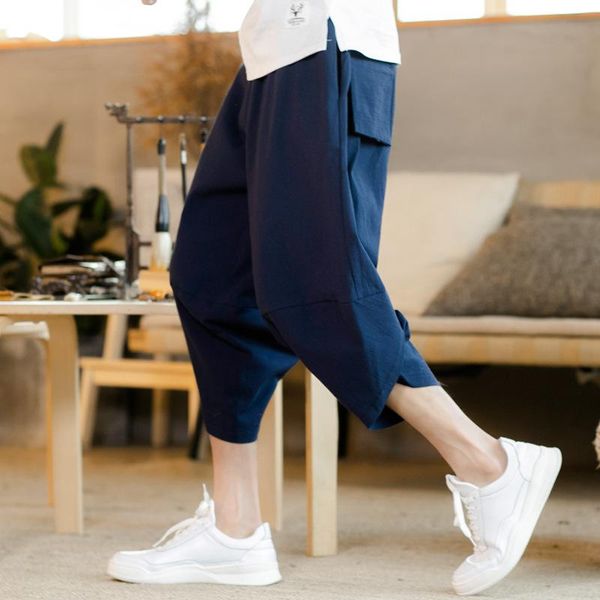 men's pants 2021 selling chinese style cotton beach large loose japanese fashion radish harlan lantern brand wear, Black
men's pants 2021 selling chinese style cotton beach large loose japanese fashion radish harlan lantern brand wear, Black