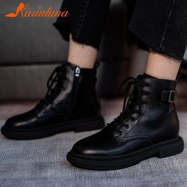 boots karin brand woman shoes big size 40 split leather round toe low heels buckle straps autumn ankle, Black
boots karin brand woman shoes big size 40 split leather round toe low heels buckle straps autumn ankle, Black