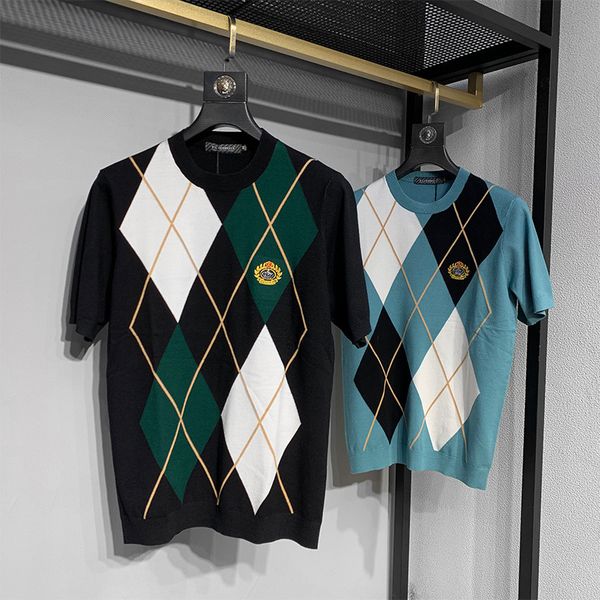 sweaters fashion knit autumn and winter men's short sleeve t-shirt black white check color matching youth round neck half bottomed swea, White;black
sweaters fashion knit autumn and winter men's short sleeve t-shirt black white check color matching youth round neck half bottomed swea, White;black