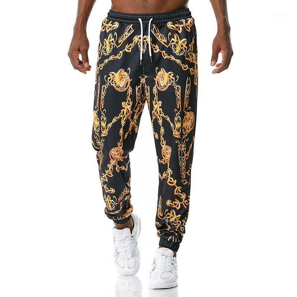 autumn pants men elastic waist chain printed loose large size stretchy breathable personality fashion abstract male trousers men's, Black
autumn pants men elastic waist chain printed loose large size stretchy breathable personality fashion abstract male trousers men's, Black
