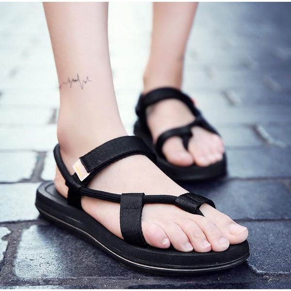 women's summer sandals women casual couple cool street slippers woman flip flops female comfort non slip beach shoes 2021, Black
women's summer sandals women casual couple cool street slippers woman flip flops female comfort non slip beach shoes 2021, Black