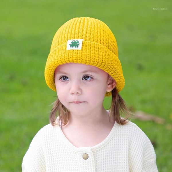 caps & hats autumn winter solid color baby knitted hat warm soft casual hemming kids girls boys frog cloth label beanies cap1, Yellow
caps & hats autumn winter solid color baby knitted hat warm soft casual hemming kids girls boys frog cloth label beanies cap1, Yellow