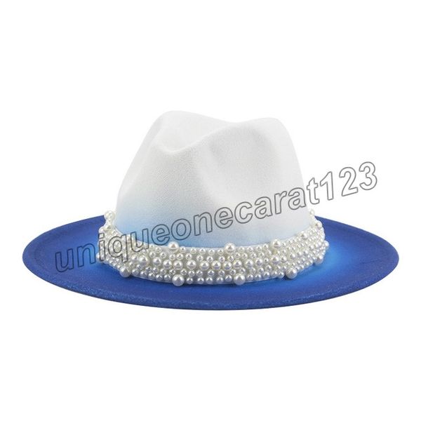 panama hats for woman fedoras winter women hat gradient color pearl band fashion luxury autumn red fedora hat chapeau femme new, Blue;gray
panama hats for woman fedoras winter women hat gradient color pearl band fashion luxury autumn red fedora hat chapeau femme new, Blue;gray
