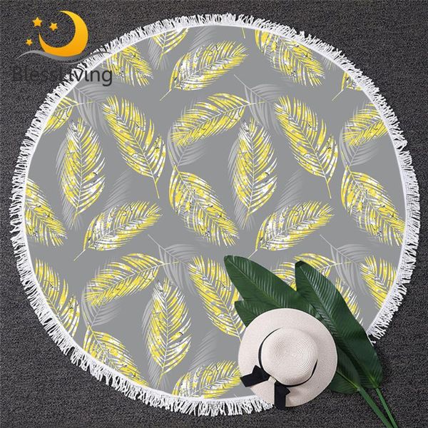 blessliving feather round beach towel yellow grey circle yoga mat 1pc modern bath toalla vivid bohemian blanket dropship
blessliving feather round beach towel yellow grey circle yoga mat 1pc modern bath toalla vivid bohemian blanket dropship