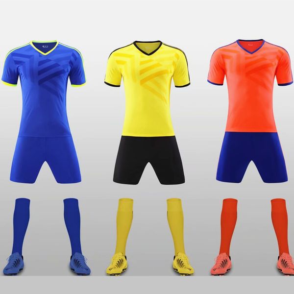 and kids blank football jersey short sleeve maillot de futbol survetement athletes tranning tracksuits soccer jerseys sets, Black;yellow
and kids blank football jersey short sleeve maillot de futbol survetement athletes tranning tracksuits soccer jerseys sets, Black;yellow
