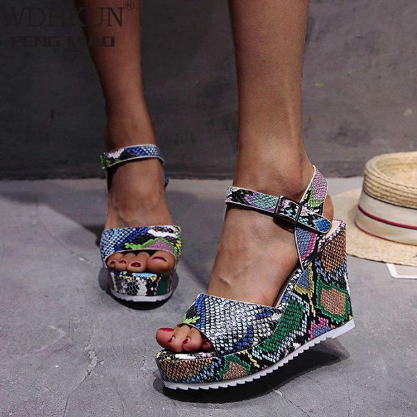 ladies platform gladiator sandals colorful wedges summer women party wholesale shoes woman snake heel height, Black
ladies platform gladiator sandals colorful wedges summer women party wholesale shoes woman snake heel height, Black