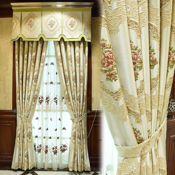curtain & drapes simple european style for living room bedroom chenille jacquard relief shade cloth finished product curtains
curtain & drapes simple european style for living room bedroom chenille jacquard relief shade cloth finished product curtains