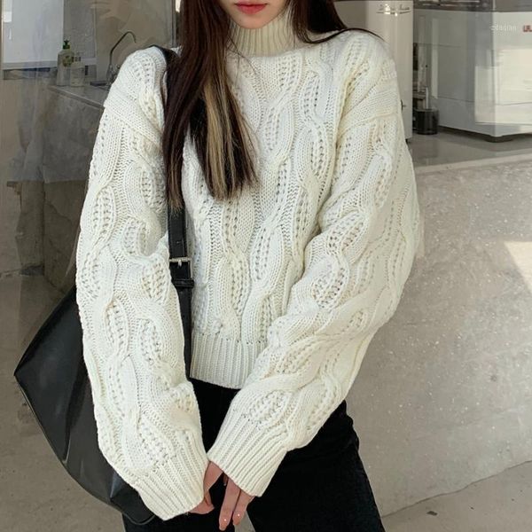 colors 2021 autumn winter korean style thick warm knitted sweaters womens half turtleneck sweater and pullovers (c9910) women's, White;black
colors 2021 autumn winter korean style thick warm knitted sweaters womens half turtleneck sweater and pullovers (c9910) women's, White;black