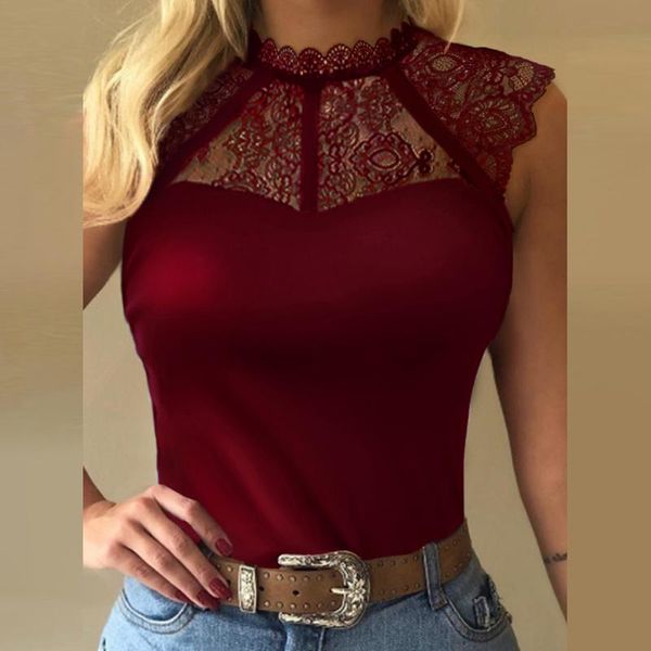 women's blouses & shirts 2021 women summer sleeveless patchwork shirt casual o neck slim pullover spring elegant embroidery blouse str, White
women's blouses & shirts 2021 women summer sleeveless patchwork shirt casual o neck slim pullover spring elegant embroidery blouse str, White