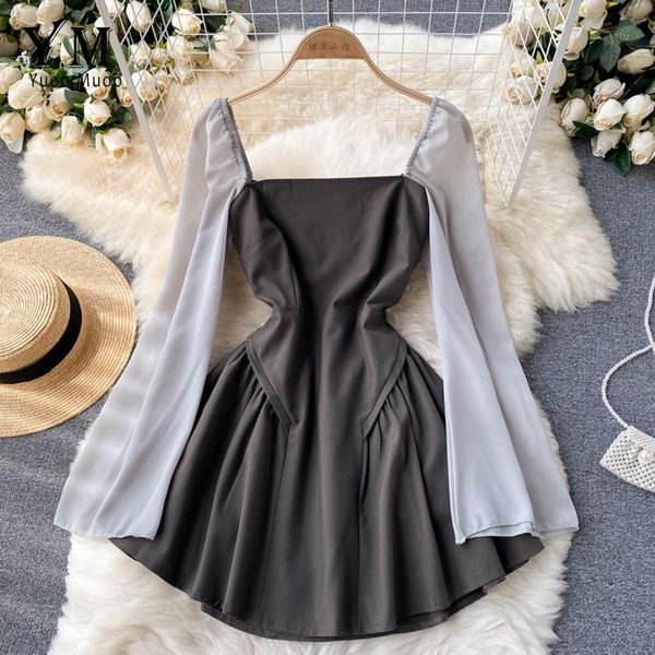 casual dresses yuoomuoo high waist a-line mini dress women spring autumn long flare sleeve party white ladies, Black;gray
casual dresses yuoomuoo high waist a-line mini dress women spring autumn long flare sleeve party white ladies, Black;gray