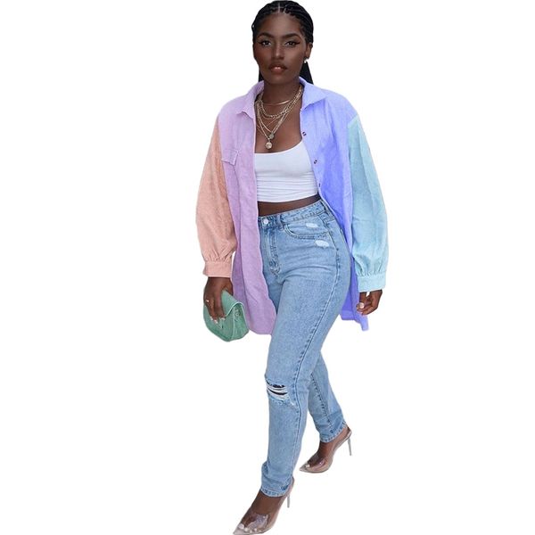 color patchwork blouse women 2021 korean style elegant long sleeve button up shirts for women work casual long shirt women, Black;white
color patchwork blouse women 2021 korean style elegant long sleeve button up shirts for women work casual long shirt women, Black;white