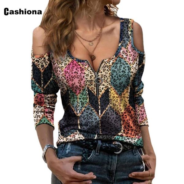 women's t-shirt cashiona plus size women hollow out fashion zipper tshirt long sleeve 3d print tees shirt v-neck femme clothing 20, White
women's t-shirt cashiona plus size women hollow out fashion zipper tshirt long sleeve 3d print tees shirt v-neck femme clothing 20, White