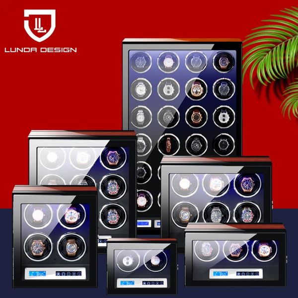 watch boxes & cases luxury automatic watches box with mabuchi motor lcd touch screen and remote control winder, Black;blue
watch boxes & cases luxury automatic watches box with mabuchi motor lcd touch screen and remote control winder, Black;blue