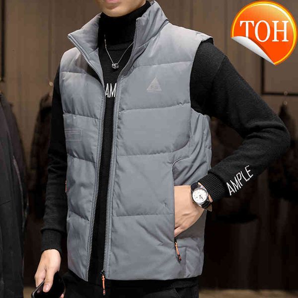 white duck down padded 90% winter zip pockets sleeveless warm jacket men windbreaker thicken vest coats plus size 8xl, Black
white duck down padded 90% winter zip pockets sleeveless warm jacket men windbreaker thicken vest coats plus size 8xl, Black