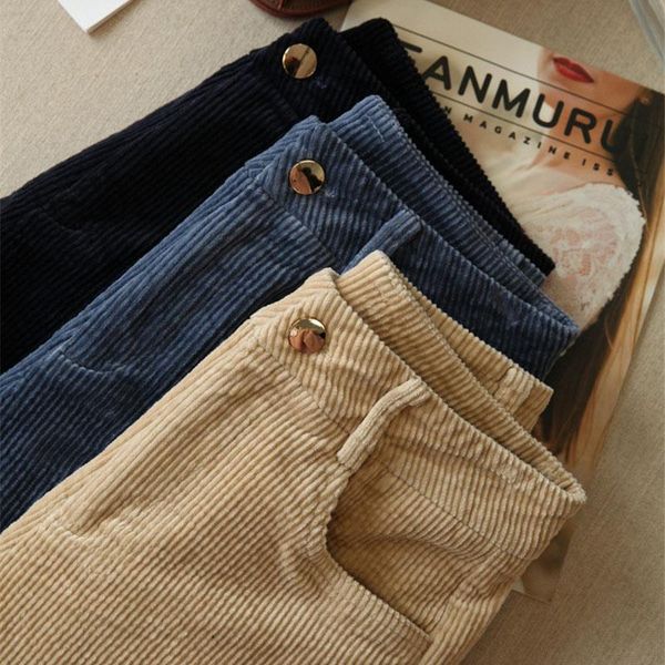 women's pants & capris limiguyue retro corduroy women high waist straight loose slim casual autumn winter thick carrot trousers blue k3, Black;white
women's pants & capris limiguyue retro corduroy women high waist straight loose slim casual autumn winter thick carrot trousers blue k3, Black;white