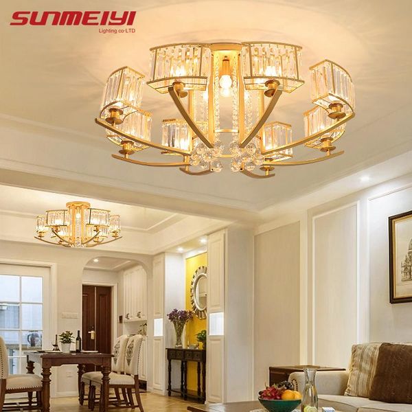 nordic crystal ceiling lights gold led fixture for living room kitchen dining table modern industrial black bedroom lamp
nordic crystal ceiling lights gold led fixture for living room kitchen dining table modern industrial black bedroom lamp
