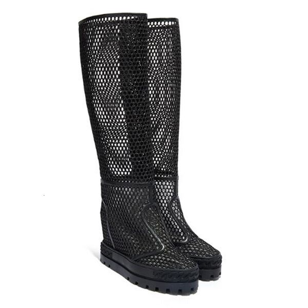boots dark knitted female hollow out of the knee summer platform toe boots round foot ten inches tall single long cn2g, Black
boots dark knitted female hollow out of the knee summer platform toe boots round foot ten inches tall single long cn2g, Black
