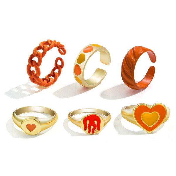 wedding rings korean y2k geometry love heart colorful ring sets for women simple resin metal flame opening jewelry accessories anillos, Slivery;golden
wedding rings korean y2k geometry love heart colorful ring sets for women simple resin metal flame opening jewelry accessories anillos, Slivery;golden