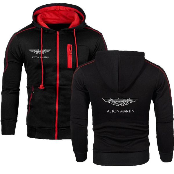 men's hoodies & sweatshirts aston logo sasual and comfortable cotton zipper solid fitness fleece college wind hooded sweatshirt, Black
men's hoodies & sweatshirts aston logo sasual and comfortable cotton zipper solid fitness fleece college wind hooded sweatshirt, Black
