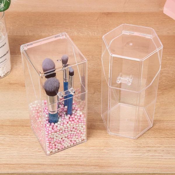 acrylic transprent makeup brush holder with lid dustproof storage case pearl beads filler cosmetic organizer1
acrylic transprent makeup brush holder with lid dustproof storage case pearl beads filler cosmetic organizer1