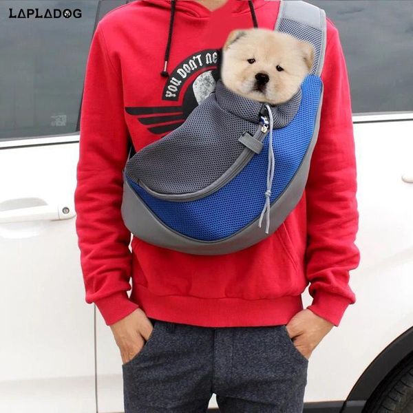 portable dog travel bag pet sling carrier front reversible puppy outdoor small cat head out one shoulder zl289-3 car seat covers