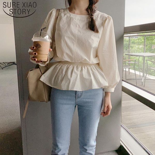women's blouses & shirts blusas mujer de moda 2021 spring autumn casual solid sweet long sleeve women and office lady 6877 50, White
women's blouses & shirts blusas mujer de moda 2021 spring autumn casual solid sweet long sleeve women and office lady 6877 50, White