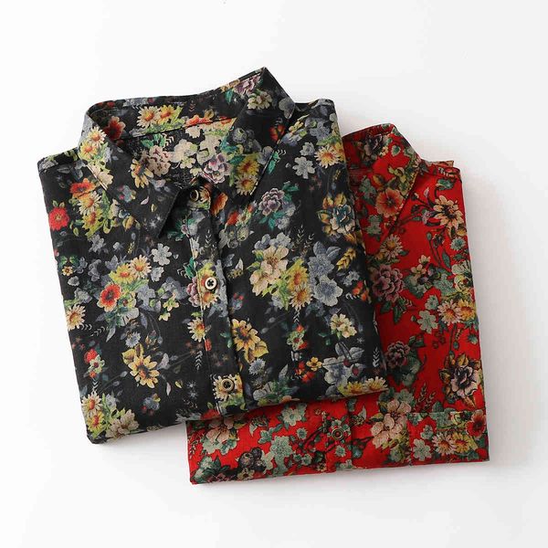 women's blouses & shirts lamtrip rustic full rose flowers print cotton line long sleeve shirt women mori girl 2021 spring rc0f, White
women's blouses & shirts lamtrip rustic full rose flowers print cotton line long sleeve shirt women mori girl 2021 spring rc0f, White
