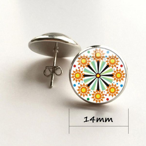 stud creative multicolor boho mandala earrings kaleidoscope art patterns flower antique silver buddhism jewel, Golden;silver
stud creative multicolor boho mandala earrings kaleidoscope art patterns flower antique silver buddhism jewel, Golden;silver