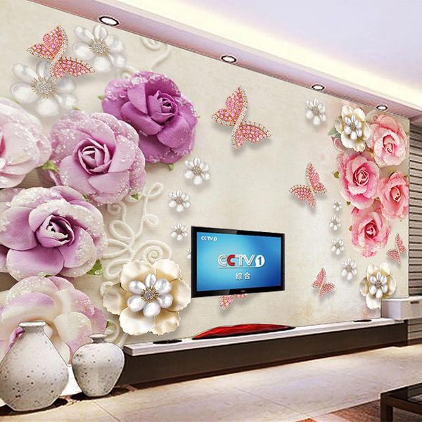wallpapers custom wall cloth modern 3d stereo butterfly flower diamond jewelry po murals wallpaper living room tv home decor fresco
wallpapers custom wall cloth modern 3d stereo butterfly flower diamond jewelry po murals wallpaper living room tv home decor fresco