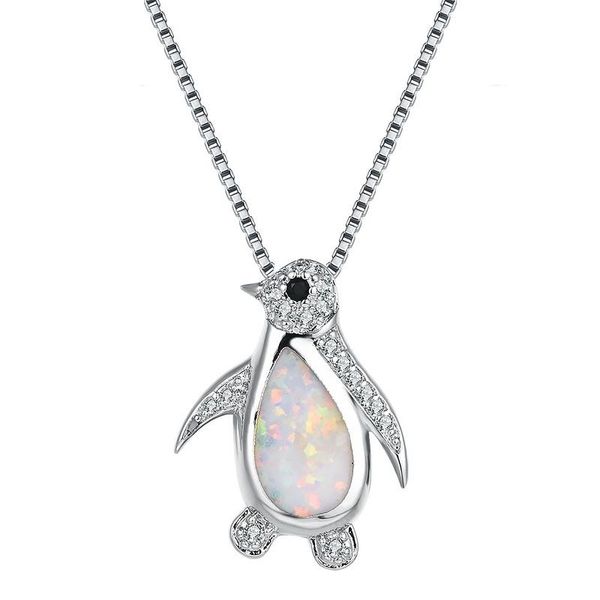 chains simple opal creative penguin animal necklace female romantic wedding accessories holiday jewelry gift wholesale, Silver
chains simple opal creative penguin animal necklace female romantic wedding accessories holiday jewelry gift wholesale, Silver