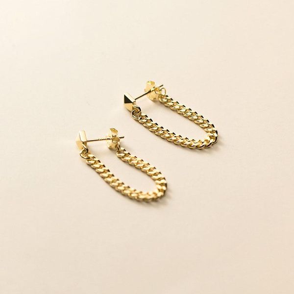 hoop & huggie real 925 sterling silver earrings for women teen girls chain link trendy korean earings gold color fashion jewelry 2021, Golden;silver
hoop & huggie real 925 sterling silver earrings for women teen girls chain link trendy korean earings gold color fashion jewelry 2021, Golden;silver