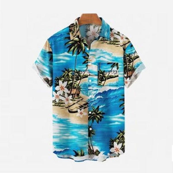men's casual shirts 2021 summer vintage printing buttoned men fashion streetwear loose short sleeve turn-down collar, White;black
men's casual shirts 2021 summer vintage printing buttoned men fashion streetwear loose short sleeve turn-down collar, White;black