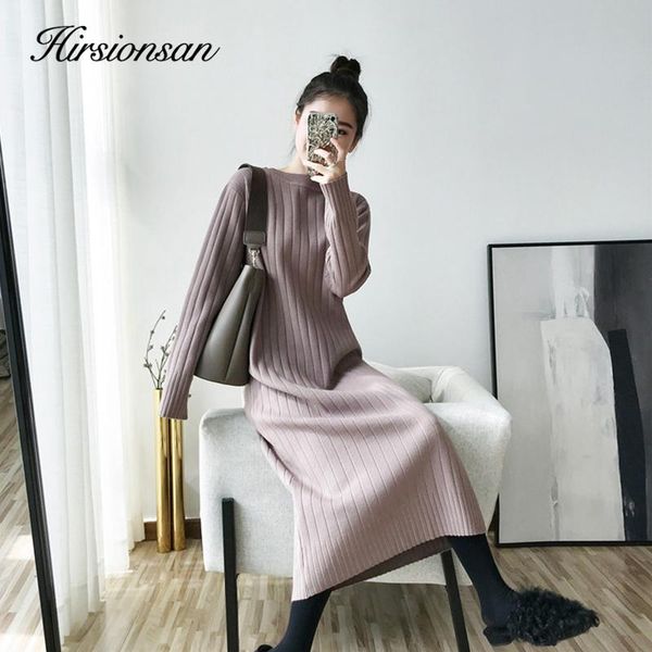 casual dresses hirsionsan dress women long solid knitting elastic bottoming elegant winter black pullover straight slim loose ladies clothes, Black;gray
casual dresses hirsionsan dress women long solid knitting elastic bottoming elegant winter black pullover straight slim loose ladies clothes, Black;gray