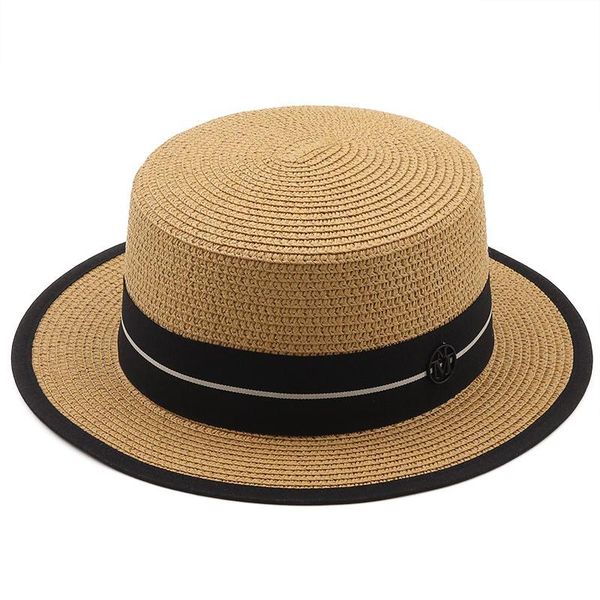wide brim hats simple summer women's boater beach hat side female casual panama lady classic flat bowknot straw sun women fedora, Blue;gray
wide brim hats simple summer women's boater beach hat side female casual panama lady classic flat bowknot straw sun women fedora, Blue;gray