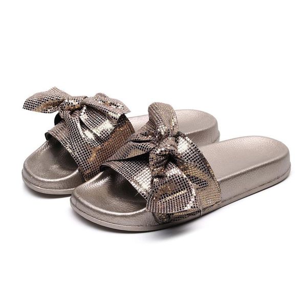 slippers women's glitter butterfly-knot summer fashion shiny slides outdoor comfort pvc flip-flops female anti-skid, Black
slippers women's glitter butterfly-knot summer fashion shiny slides outdoor comfort pvc flip-flops female anti-skid, Black